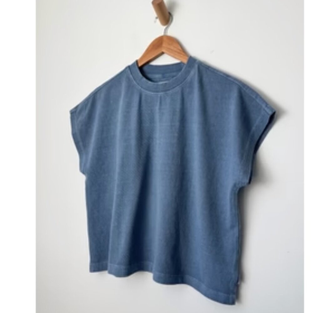 Classic Boxy Short Sleeve Tee - Blue
